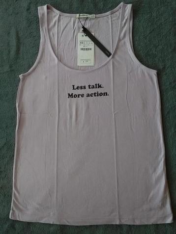 Tee-shirt sans manches lilas Stradivarius taille XS NEUF, Enlèvement ou Envoi, Taille 34 (XS) ou plus petite, Neuf, Sans manches