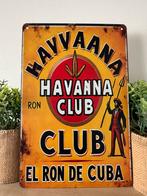 Metalen reclamebord Havana Club, Verzamelen, Ophalen of Verzenden, Nieuw, Reclamebord