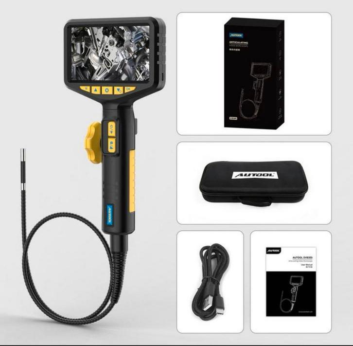 De Nieuwe SVB305 Scharnierende endoscoopcamera / Borescoop, Auto diversen, Autogereedschap, Zo goed als nieuw, Ophalen of Verzenden