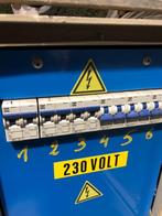 electriciteitskast mobiele werfkast, Ophalen