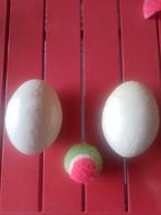 3 uitgeblazen nandoe eieren, Ophalen, Zo goed als nieuw