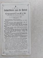 gedachtenisprentje Kortrijk 1897, Verzamelen, Bidprentjes en Rouwkaarten, Verzenden