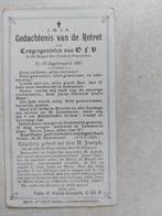 gedachtenisprentje Kortrijk 1897, Verzamelen, Bidprentjes en Rouwkaarten, Verzenden