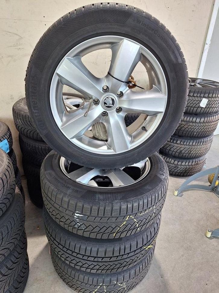 Skoda Kodiaq Winterset 18 Inch Origineel, Auto-onderdelen, Banden en Velgen, Banden en Velgen, Winterbanden, 18 inch, 235 mm, Personenwagen