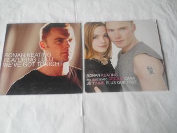2 CD SINGLES -  RONAN KEATING, Cd's en Dvd's, 2 t/m 5 singles, Ophalen of Verzenden, Zo goed als nieuw, Pop