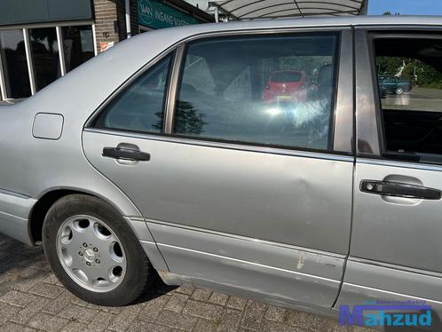 MERCEDES S KLASSE W140 Zilver rechts achter deur 1991-1998, Auto-onderdelen, Carrosserie, Deur, Mercedes-Benz, Gebruikt, Ophalen of Verzenden