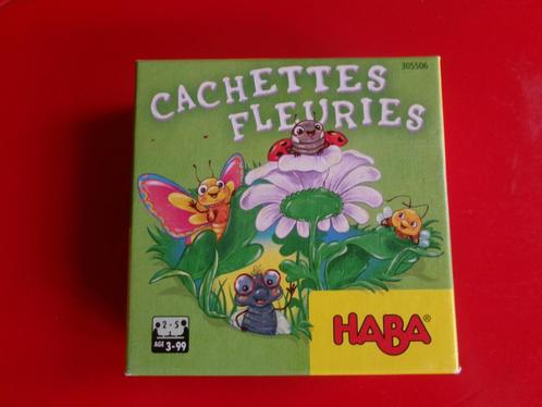 JEU HABA : ** CACHETTES FLEURIES **, Hobby & Loisirs créatifs, Jeux de société | Autre, Utilisé, 1 ou 2 joueurs, Trois ou quatre joueurs