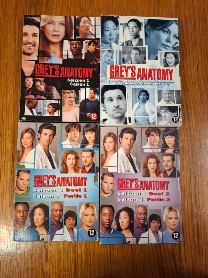 Grey's anatomy seizoen 1-4 + 6-7, Cd's en Dvd's, Dvd's | Tv en Series, Zo goed als nieuw, Drama, Boxset, Vanaf 12 jaar, Ophalen of Verzenden