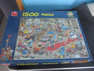 puzzel jan van haasteren de hondenshow 1500 stuks beschikbaar voor biedingen