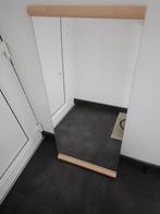 Wandspiegel hout 117x52, Ophalen, 100 tot 150 cm, Zo goed als nieuw, Rechthoekig