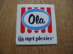 Sticker Ola ijs met plezier, Nieuw, Bedrijf of Vereniging, Ophalen of Verzenden