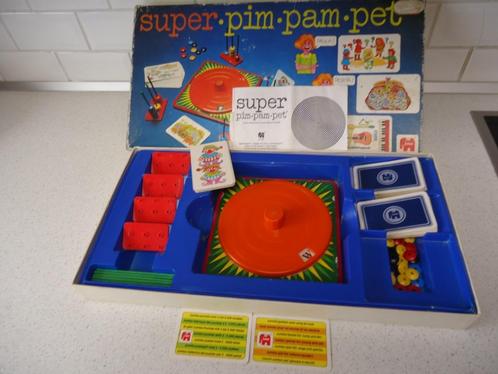 Vintage "Super Pim Pam Pet" van Jumbo (Nr. 320) anno 1979 in, Hobby & Loisirs créatifs, Jeux de société | Autre, Comme neuf, 1 ou 2 joueurs