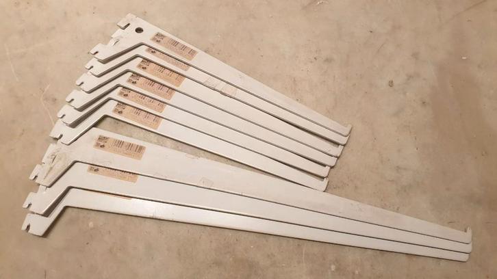 9 bevestigingshaken vr schappen, Element System, Bohnacker, Huis en Inrichting, Woonaccessoires | Wandplanken en Boekenplanken