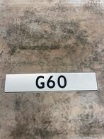 G60 nummer plaat, Enlèvement ou Envoi