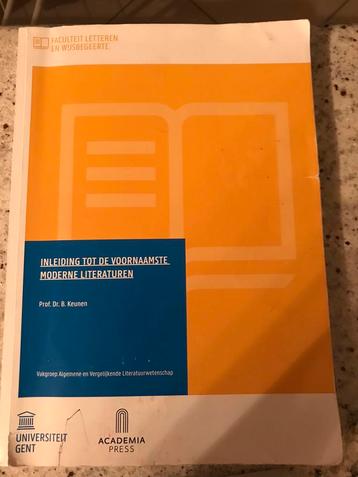 Inleiding tot de voornaamste moderne literaturen Bieden mag beschikbaar voor biedingen