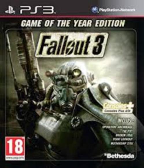 PS3 Fallout 3: Game of the Year Edition-game., Games en Spelcomputers, Games | Sony PlayStation 3, Zo goed als nieuw, Role Playing Game (Rpg)