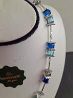 Schitterende kristallen ketting met oorbellen, handgemaakt., Handtassen en Accessoires, Overige Accessoires, Ophalen of Verzenden