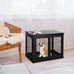 Honden Bench met 2 deuren Zwart, Verzenden, Nieuw