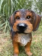 Image teckel, teckel, chien, jardin, pelouse 50cm, Enlèvement, Neuf, Synthétique, Animal