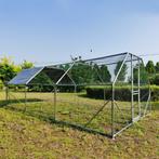 Buitenverblijf | Gegalvaniseerd staal | 6 x 3 x 2 meter, Dieren en Toebehoren, Ophalen of Verzenden, Nieuw