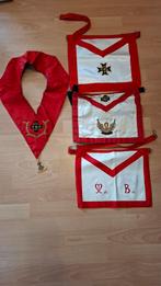 Tabliers et sautoirs maçonnique, rose croix