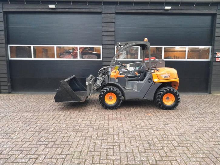 AUSA T 144 H X4 mini verreiker met bak en vorken (bj 2021), Zakelijke goederen, Machines en Bouw | Kranen en Graafmachines, Verreiker
