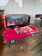 Barbie 1957 Chevy Chevrolet Convertible Pink Rose 1/18, Enlèvement ou Envoi, Comme neuf, Voiture, Autres marques