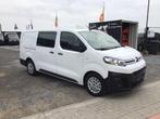 citroen jumpy l3 145pk dubbel/cabine 2022 full/option 18950e, Auto's, Voorwielaandrijving, 145 kW, 4 cilinders, Leder en Stof