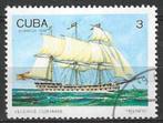 Cuba 1989 - Yvert 2955 - Cubaanse Zeilschepen (ST), Postzegels en Munten, Verzenden, Gestempeld