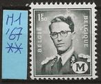 Belgie OBP M1 xx Zegel 924 'Koning Boudewijn' met 'M' in ova, Postzegels en Munten, Ophalen