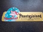 Vintage sticker pretpark Phantasialand lichte plooi, Ophalen of Verzenden, Zo goed als nieuw, Bedrijf of Vereniging