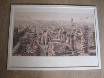Luc Schuiten affiche "Cité végétale Strasbourg" beschikbaar voor biedingen
