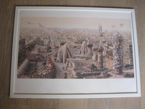Luc Schuiten affiche "Cité végétale Strasbourg", Verzamelen, Posters, Nieuw, Overige onderwerpen, Rechthoekig Liggend, Met lijst