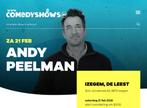 tickets Andy Peelman, 21 februari, 20u, 2 pers, Izegem, Tickets en Kaartjes, Twee personen