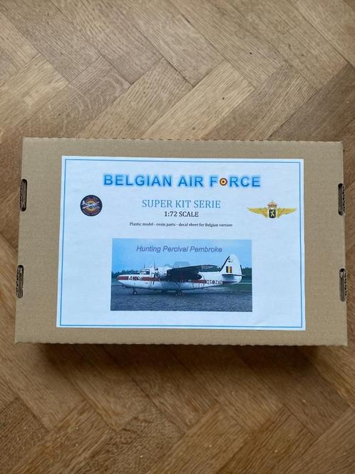 HUNTING PERCIVAL PEMBROKE - BELGIAN AIR FORCE - 1:72, Hobby & Loisirs créatifs, Modélisme | Avions & Hélicoptères, Neuf, Avion
