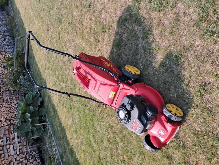 Benzine grasmaaier Wolf Garten, Tuin en Terras, Grasmaaiers, Gebruikt, Ophalen