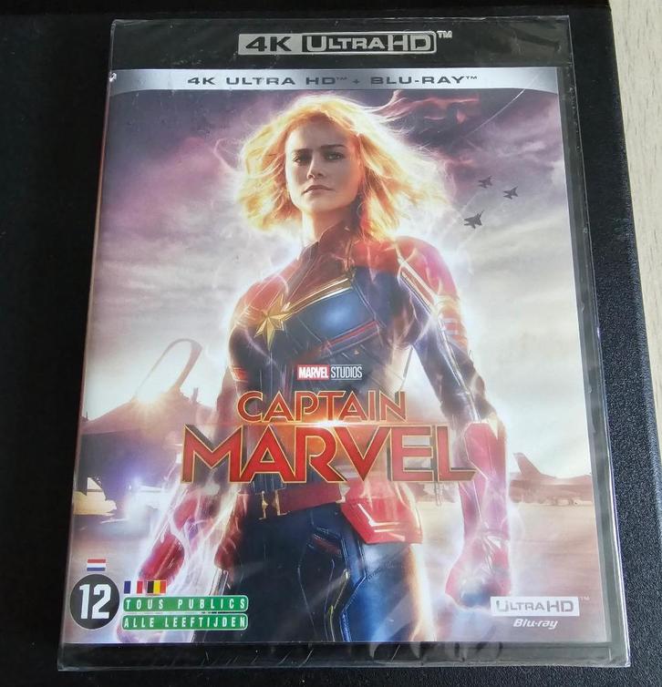 Captain Marvel [4K+Blu-Ray], CD & DVD, Blu-ray, Neuf, dans son emballage, Science-Fiction et Fantasy, Enlèvement ou Envoi