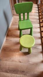 chaise + tabouret IKEA, Ophalen of Verzenden, Gebruikt