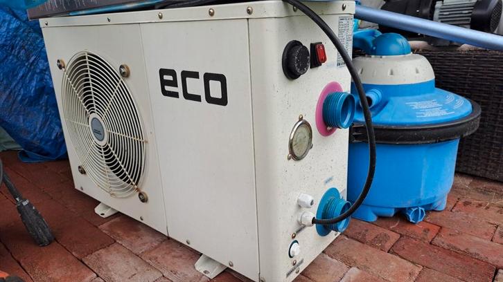 Zwembad + Warmte pomp "ECO" zandfilter,enz... maw alles!!!, Tuin en Terras, Zwembad-toebehoren, Gebruikt, Ophalen