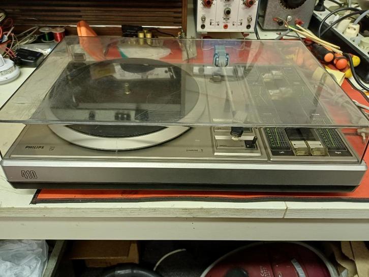 Philips platendraaier 410, Audio, Tv en Foto, Platenspelers, Gebruikt, Platenspeler, Philips, Ophalen