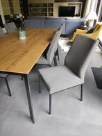 Grijze eetkamerstoelen, Ophalen, Zo goed als nieuw, Contemporain