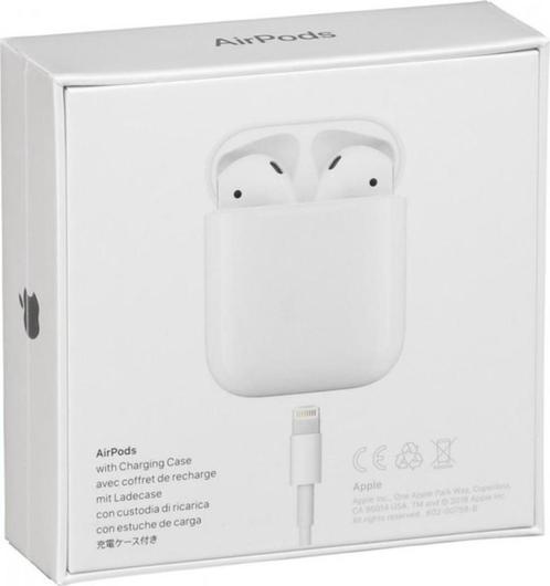 Nieuwe Apple AirPods 2 - Met oplaadcase - Wit, Audio, Tv en Foto, Hoofdtelefoons, Nieuw, Op oor (supra aural), Overige merken