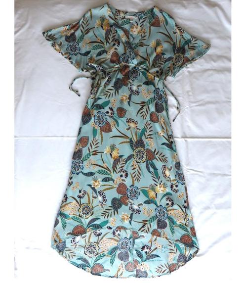 Jurk lichtgroen met print – Esprit maat D 40 / F 42, Kleding | Dames, Jurken, Zo goed als nieuw, Maat 38/40 (M), Groen, Onder de knie
