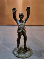 Bronzen beeldje van Duitse soldaat WW1 Kamerad, Ophalen of Verzenden
