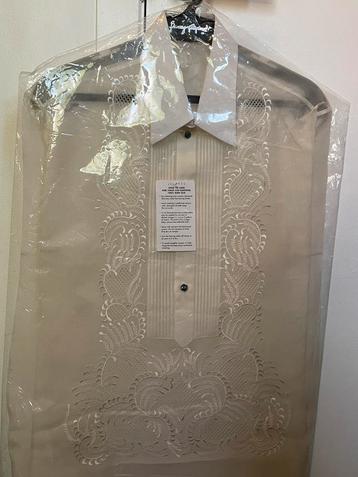 Flippijnse Jusi barong, Enlèvement, Comme neuf, Taille 48/50 (M)