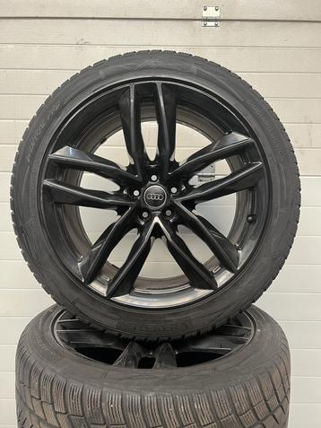 21” AUDI Q7 SQ7 VELGEN WINTERBANDEN BLACK S LINE UNIEKE SET beschikbaar voor biedingen