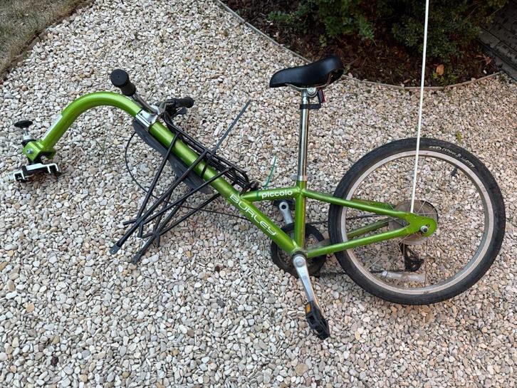 Aanhangfiets Burley Piccolo (Groen), Fietsen en Brommers, Fietsen | Kinderfietsjes, Gebruikt, Ophalen