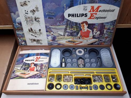 Philips Mechanical Engineer ME1200 bouwdoos, Antiek en Kunst, Antiek | Speelgoed, Ophalen of Verzenden