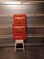 HILTI 3 werkkoffer's samen voor 15euro of per stuk 7euro, Bricolage & Construction, Boîtes à outils, Enlèvement