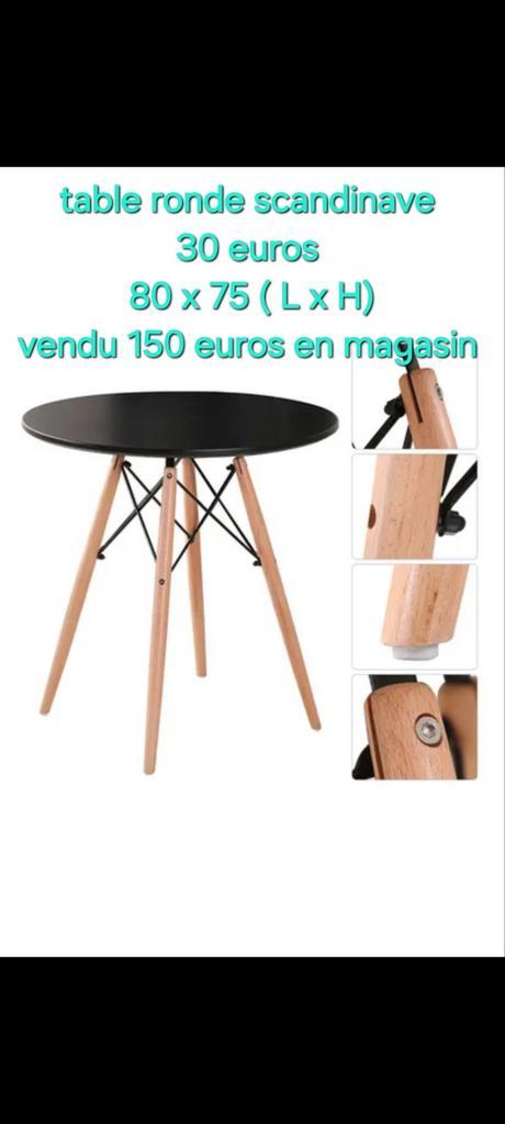 Set van hoge tafel en salontafel (leverings- en installatiep, Huis en Inrichting, Kasten | Overige, Ophalen of Verzenden